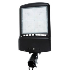 Topez ARL-300PCS-T3 300W LED Area Light with Power and CCT Select, Type 3 Distribution, 200/250/300W, 3000K/4000K/5000K, 120-277V, Bronze