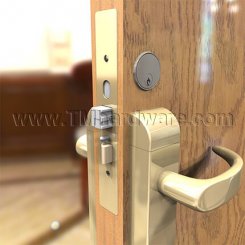 Adams Rite Deadlock 2290-01 Dual Force®, Interconnected Deadbolt/Deadlatch, Standard Handle, For Hollow Metal and Wood Doors