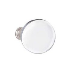 Emtek Hamden Brass Tubular Entry Set with Bristol Crystal Knob in Polished Brass