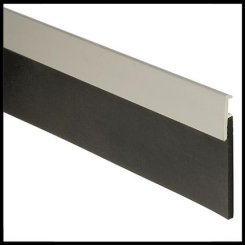 NGP 197 Door Sweep, .875" Aluminum Casing with 1.5625" Neoprene Seal