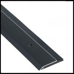 NGP 200N Door Sweep, 1.25" Aluminum, Brass, or Stainless Steel Casing with .5" Neoprene Seal