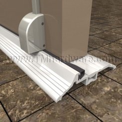 Pemko 252x226 Aluminum Latching Panic Exit Threshold with Vinyl Seal
