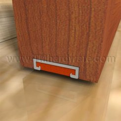 Zero #253FS Door Bottom, Mortised Track with Fire Stop Insert