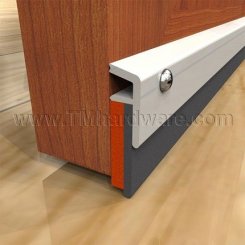 Zero #339FS Door Bottom, Aluminum with a 1.25" Neoprene and Fire Stop Seal