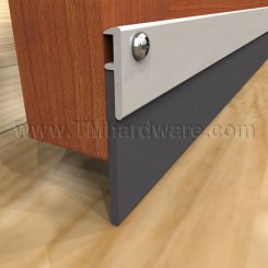 Zero #339W Door Bottom, Aluminum or Bronze Casing with 1.5" Neoprene Seal