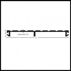 NGP 355 Thermal Bridge Threshold, 5" Aluminum, .5" Height