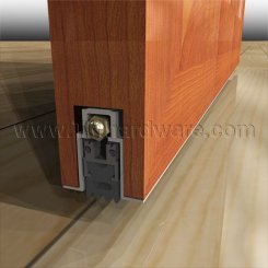 Clear Anodized Aluminum Mortised Automatic Door Bottom #360