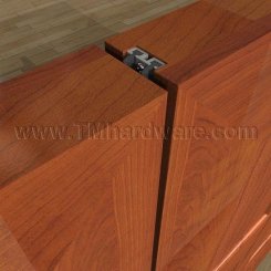MS Meeting Stile, Mortised Track with Double Neoprene Lips