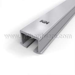 Hafele Single Upper Track, Pre-Drilled, for Screw Fixing, 98" or 137" Length