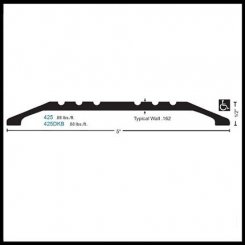 NGP 425 Utility Threshold, 5" Wide, .5" Height