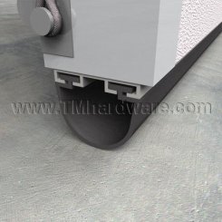 Zero #452A Garage & Overhead Door Bottom, Aluminum Track with 1.25" Neoprene