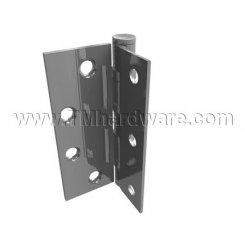 Hager 1129, Plain Bearing, Steel, Standard Weight, 5 Knuckle, Half Mortised Hinge, Sized 4.5"