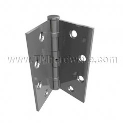 Hager ECBB1101, 4-1/2" x 4-1/2", 2 Ball Bearing, Brass or Stainless Steel, 5 Knuckle, Full Mortised ECCO Hinge