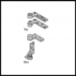 Ives 7212 3/4" Offset Pivot Hinge with Top Header Mount for Doors up to 200 Lbs.