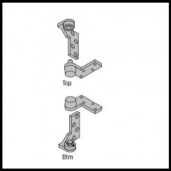 Ives 7212V 3/4" Offset Pivot Set with Top Jamb Mount Pivot for Doors up to 200 lbs.