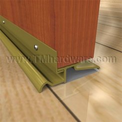 Zero #76B Interlocking Threshold, 3.5" Bronze Inswing with Water Return, .875"H