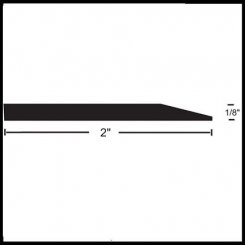 NGP 8132 Heavy Duty Seam Binding, 2" Aluminum, .125" Height, 96" Length