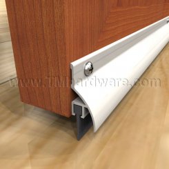 Zero #8197 Door Bottom, Aluminum Rain Drip Casing with .8" Neoprene Lip
