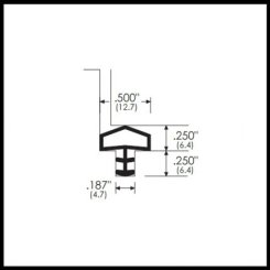 Kerf Weatherstrip #8810