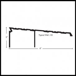 NGP 961 Aluminum Ramp Bridge, 2" Height, 6" Width