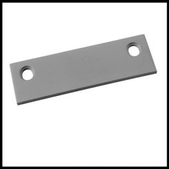 Door Hinge Fillers Plates for Beveled Edge (Handed) Doors, 25 Pk.