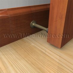 Deltana, Door Stop,  3-1/4" Projection, Solid Brass