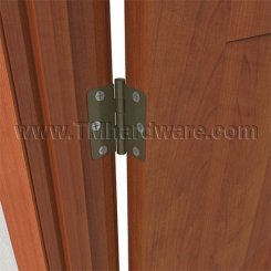 Deltana, Plain Bearing, Brass, Residential Grade, 5 Knuckle, Full Mortise, 1/4" Radius Hinge, 3.5" x 3.5"