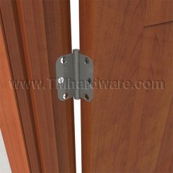 Deltana, Plain Bearing, Brass, Residential Grade, 5 Knuckle, Full Mortise, 5/8" Radius Hinge, 3.5" x 3.5"