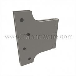 Deltana Parliament Hinge, Plain Bearing, Solid Brass, Standard Weight, 5 Knuckle, 4" x 6"