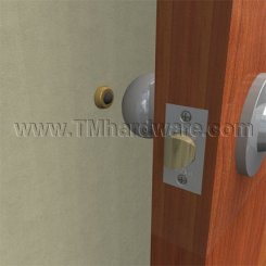 Deltana, Door Stopper, Wall Mounted, 1" Diameter