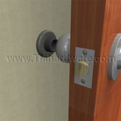 Deltana Wall Mount Concave Bumper, 2-1/2" Diameter