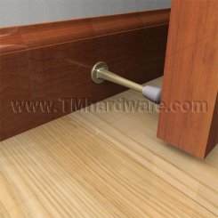 Deltana 3" Baseboard, Door Stop, Zinc Die-Cast