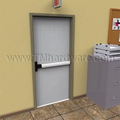 Falcon 1690EO Concealed Vertical Rod Touchbar Exit Device, Medium Duty - Exit Only