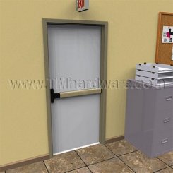 Falcon 1790EO Rim Touchbar Exit Device, Low Maintenance, Medium Duty - Exit Only