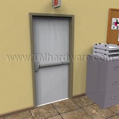 Falcon 25-M Exit Device with Mortise Lock, Heavy Duty - Cylindrical Functions and Trims