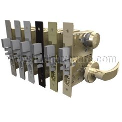 Falcon MA Series Grade 1 Mortise Sectional Lockset with Lever