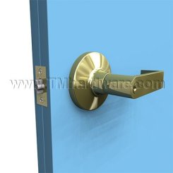 Falcon T Series Quantum Keyed Lever in US26 finish