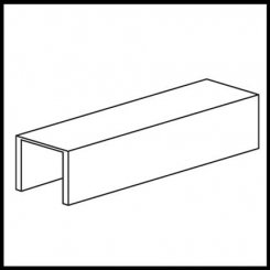 Pemko #GS4-20PK Glazing Bead and Spreader Bar Un-Drilled, 20 Pk.