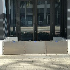 Garage Door Dam Flood Barrier / Shield, 144" - 192" Openings