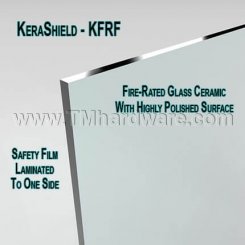 Activar Glazing KFRF, 3/16" KeraShield FRF Glass, Fire and Safety Rated, up to 3'-10" x 8'