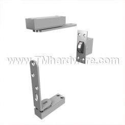 Hager 611 / 612, Double Acting Hospital Set, Head and Floor Pivots with Door Release (Set)