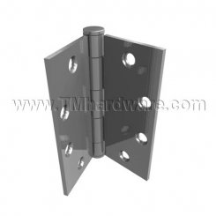Hager EC1101, 4-1/2" x 4-1/2", Plain Bearing, Brass or Stainless Steel, 5 Knuckle, Full Mortised ECCO Hinge