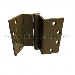 Hager 1260, Plain Bearing, Steel, Standard Weight, 5 Knuckle, Full Mortised, Swing Clear Hinge, For Square Doors