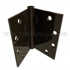 Hager WTBB1279, 2 Ball Bearing, Steel, Heavy Weight, 5 Knuckle, Full Mortised, Wide Throw Hinge, All Sizes