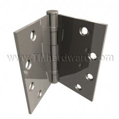 Hager WTBB1191, 2 Ball Bearing, Brass or Stainless, Heavy Weight, 5 Knuckle, Full Mortised, Wide Throw Hinge, All Sizes