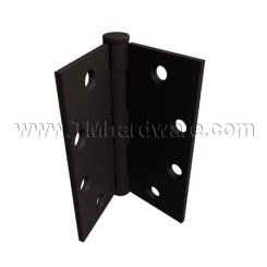 Hager 1191, Plain Bearing, Brass or Stainless Steel, Standard Weight, 5 Knuckle, Full Mortised Hinge, All Sizes