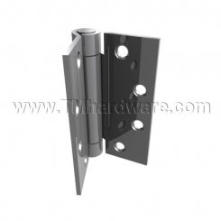 Hager 1150, Full Mortised Spring Hinge, Stainless Steel, Doors up to 150 LB, Sized 4.5"