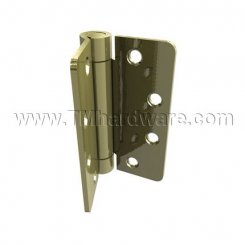 Hager 1251, Full Mortised Spring Hinge, Steel, 1/4" Radius, Sized 4" - 4.5"
