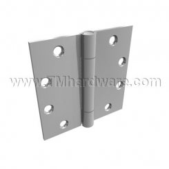 Hager AB850, Concealed Anti-Friction Bearing, Brass or Stainless Steel, Extra Heavy Weight, 3 Knuckle, Full Mortise Hinge