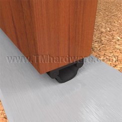 NGP 112N Door Shoe Sweep, Aluminum Track with a .75" Neoprene Seal